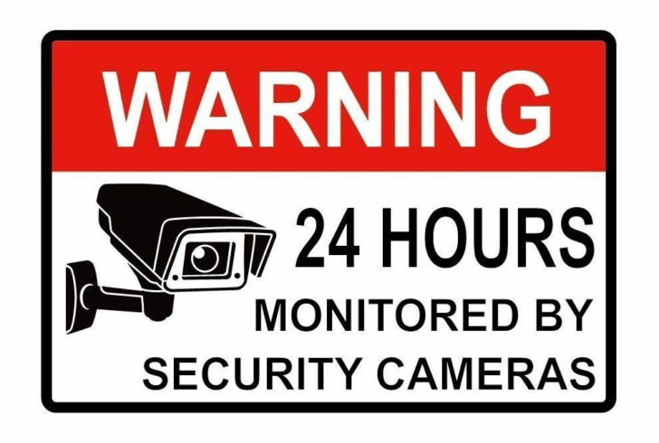 Printable Video Surveillance Warning Signs