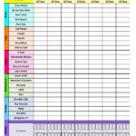 30 Useful Workout Log Templates Free Spreadsheets