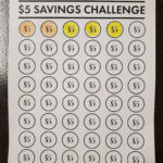5 00 Savings Challenge Bundle Printable US Letter Size Etsy