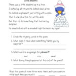 5Th Grade Worksheets Printable Reading Reading Comprehension Db Excel