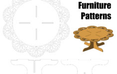 8 Best Printable Dollhouse Furniture Patterns Printablee