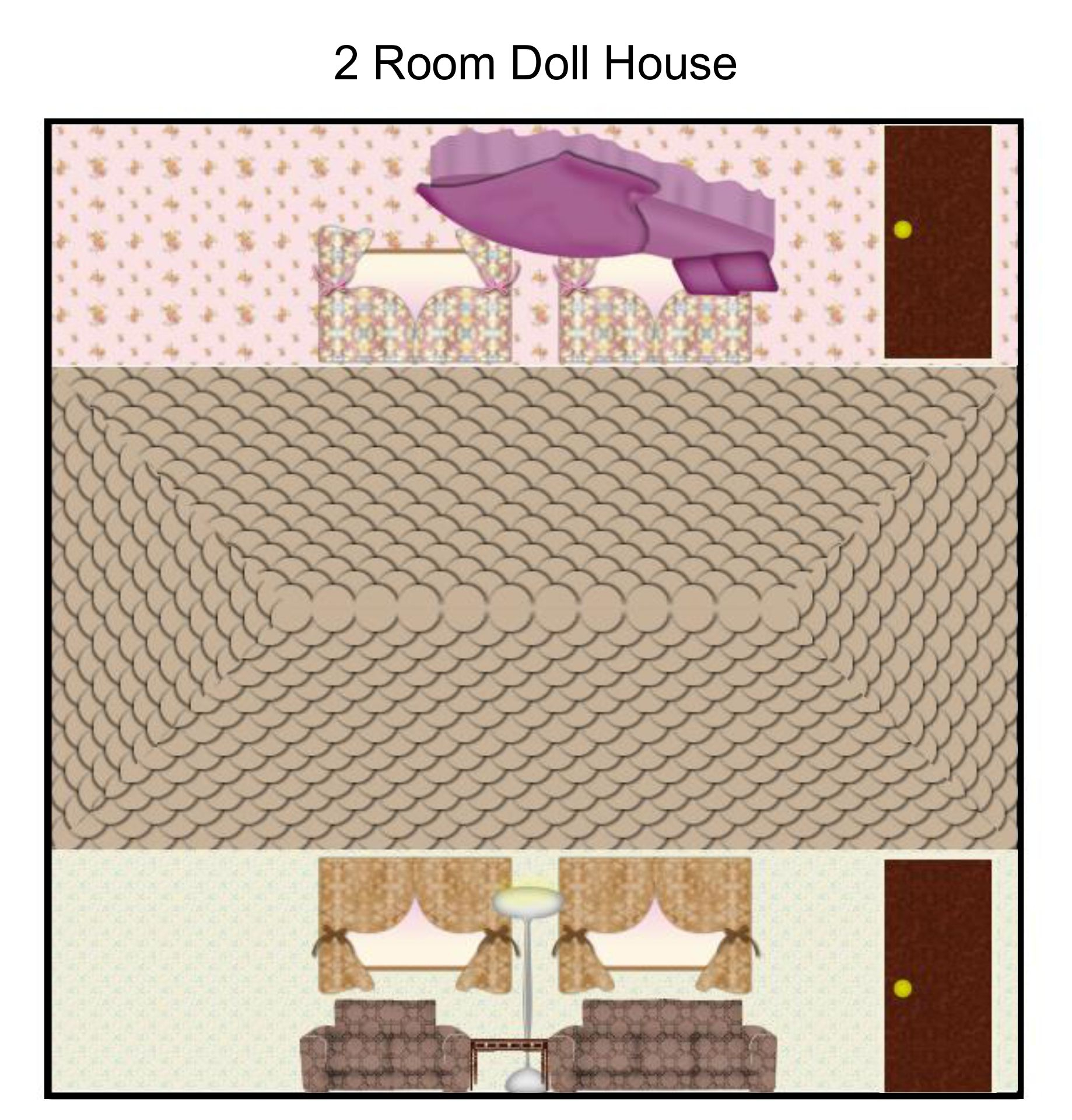 8 Best Printable Dollhouse Furniture Patterns Printablee