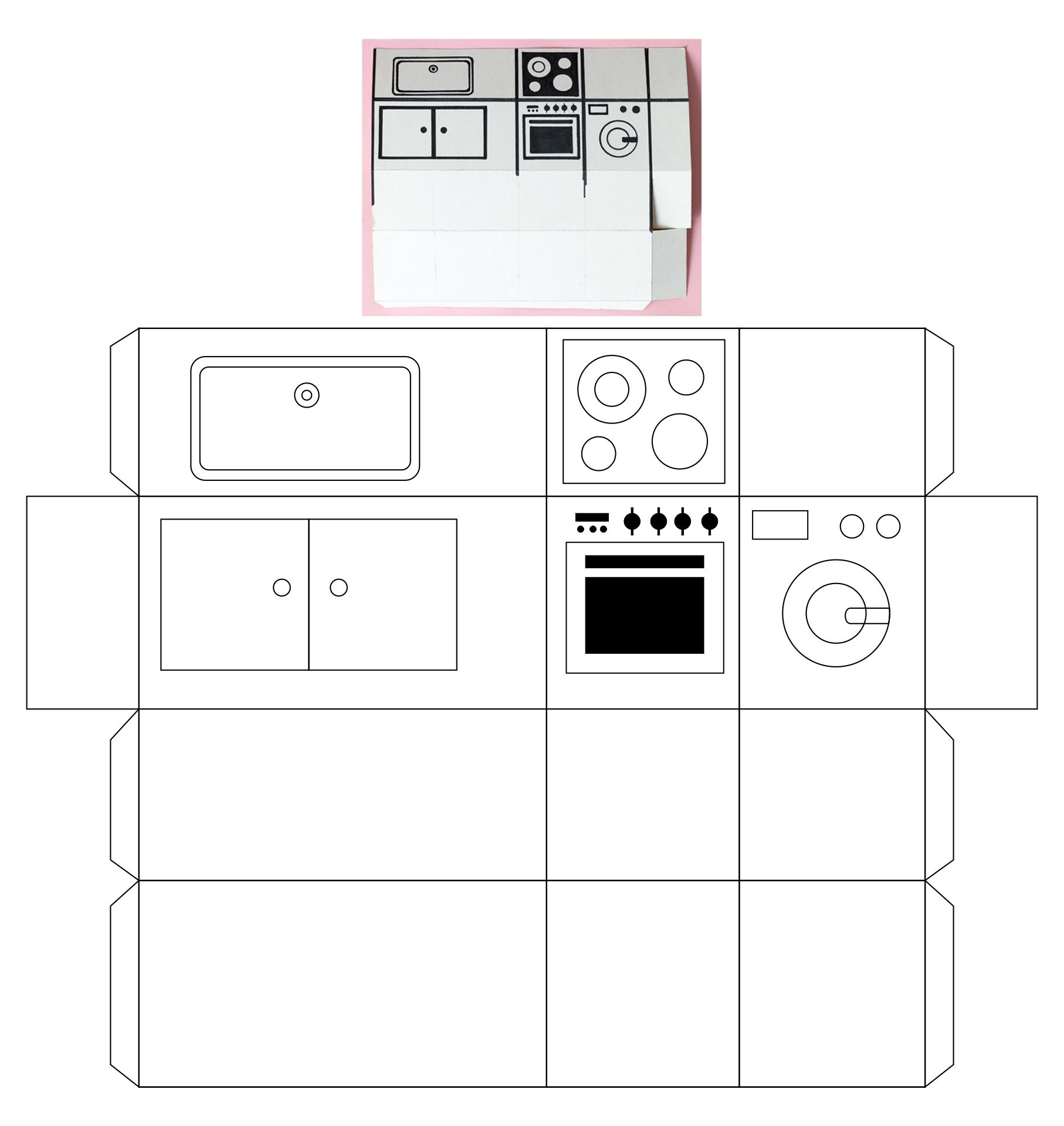 8 Best Printable Dollhouse Furniture Patterns Printablee