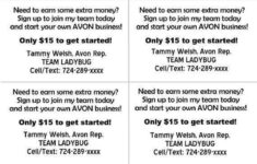 Avon Flyers Templates Cards Design Templates