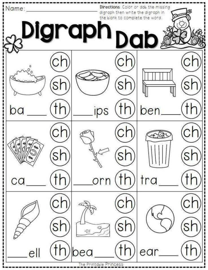 Free Printable Phonics Worksheets