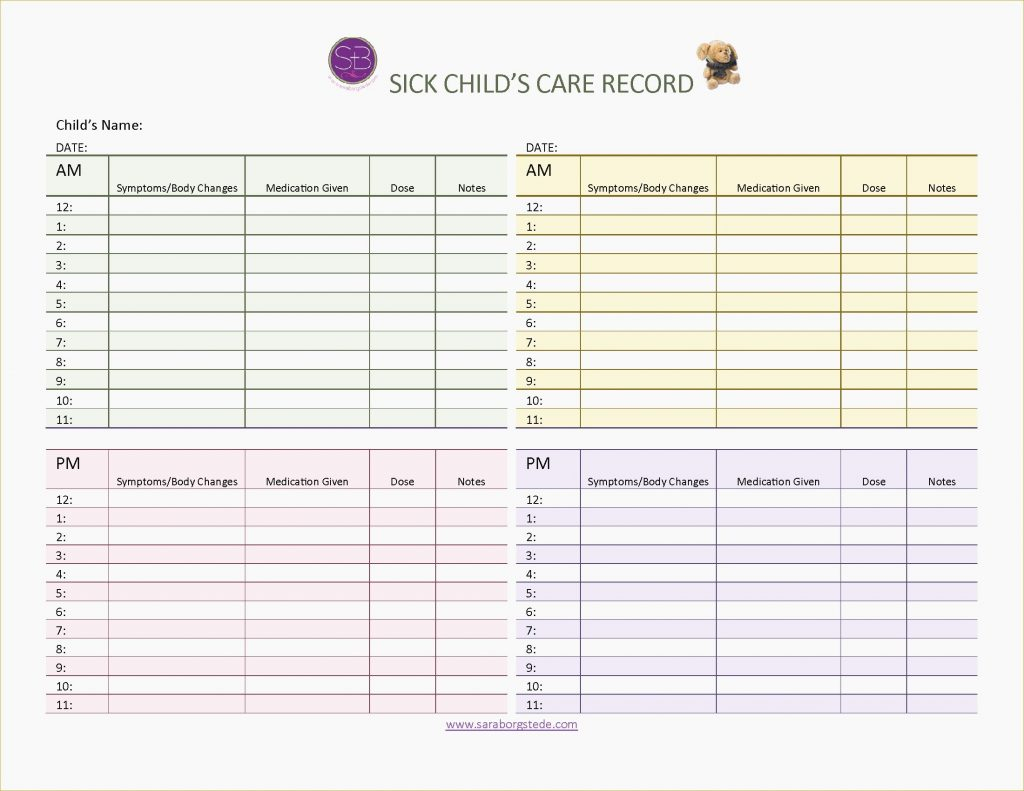 Caregiver Daily Log Sheet Print Free Printable Caregiver Forms Free 