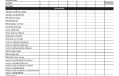 Caregiver Log Templates Fill Online Printable Fillable Blank