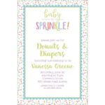 Custom Baby Sprinkle Invitations Baby Sprinkle Invitations Sprinkle