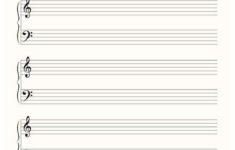 Customize Your Free Printable Blank Sheet Music Blank Sheet Music