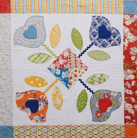 DUTCH TREAT Quilt Pattern Fun Tulips Great For Scraps PDF Etsy 