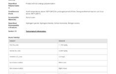 example of material safety data sheet msds free and customisable Example Of Material Safety Data Sheet MSDS Free And Customisable
