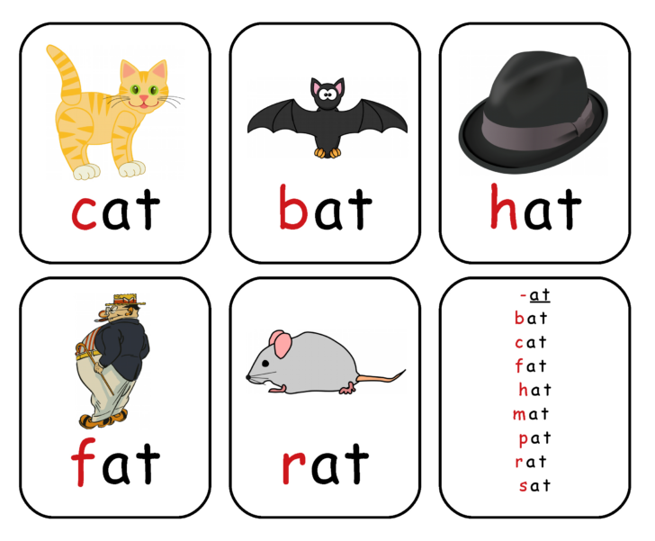 Free Printable Rhyming Words Flash Cards