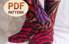 Fleece Socks And Scarf Scarflette 2 For 1 Pattern Bundle Sewing