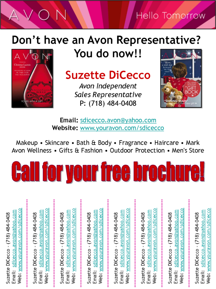 Free Printable Avon Flyers