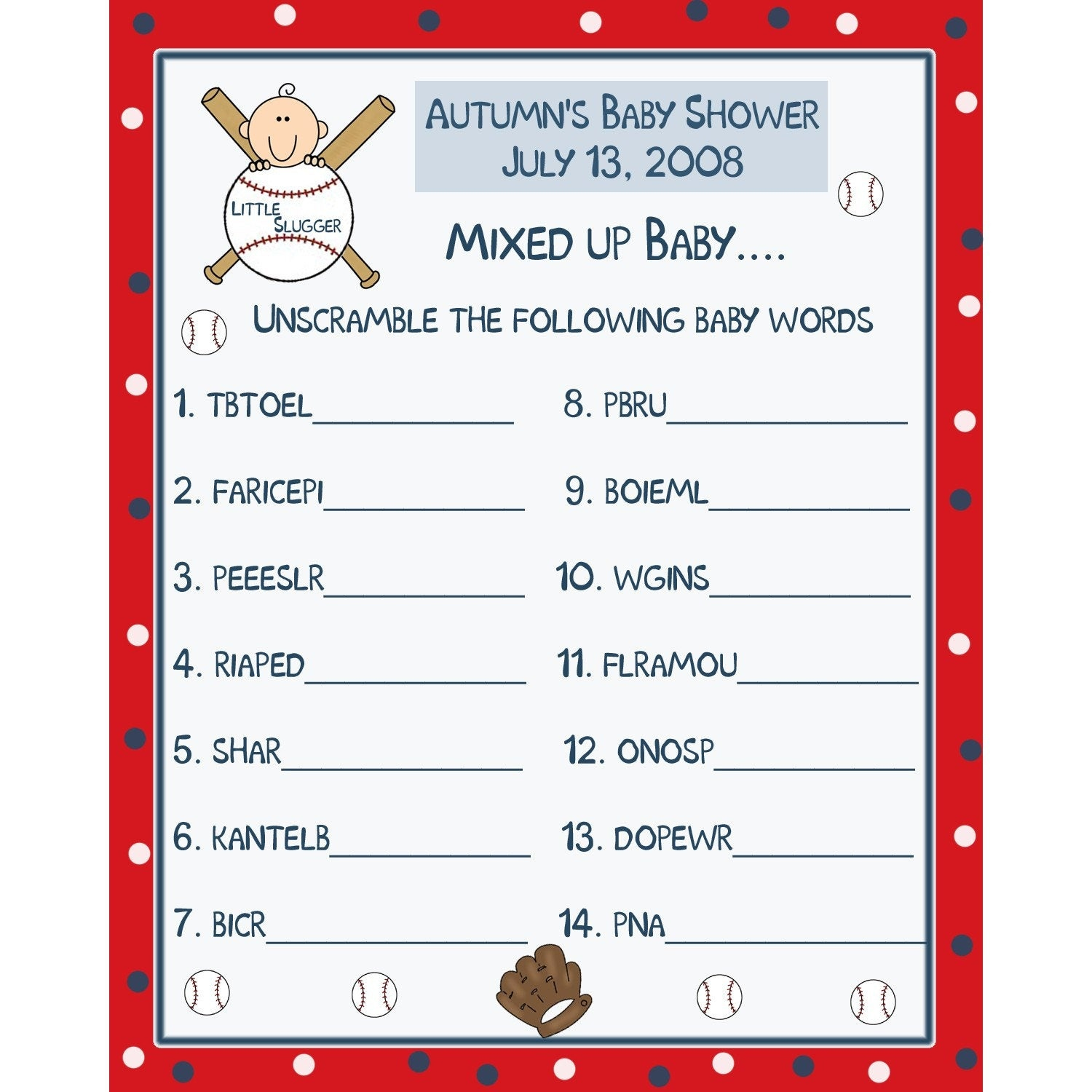 Free Printable Baby Shower Games In Spanish Free Printable