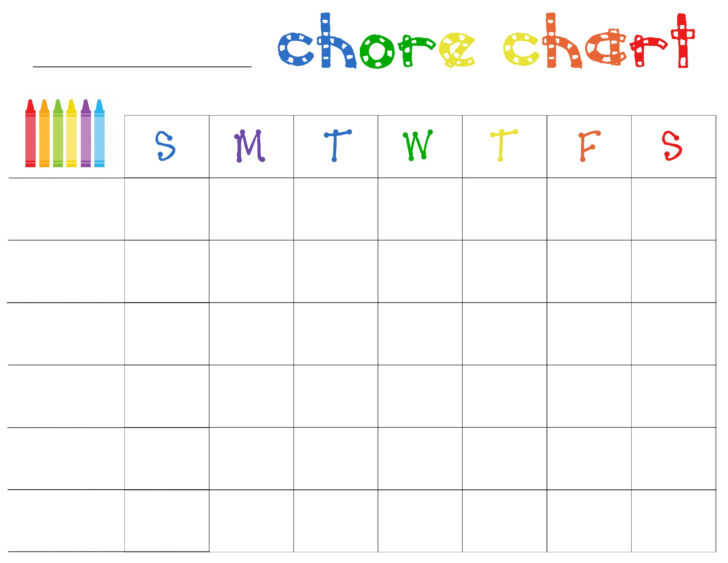 Free Printable Charts For Kids