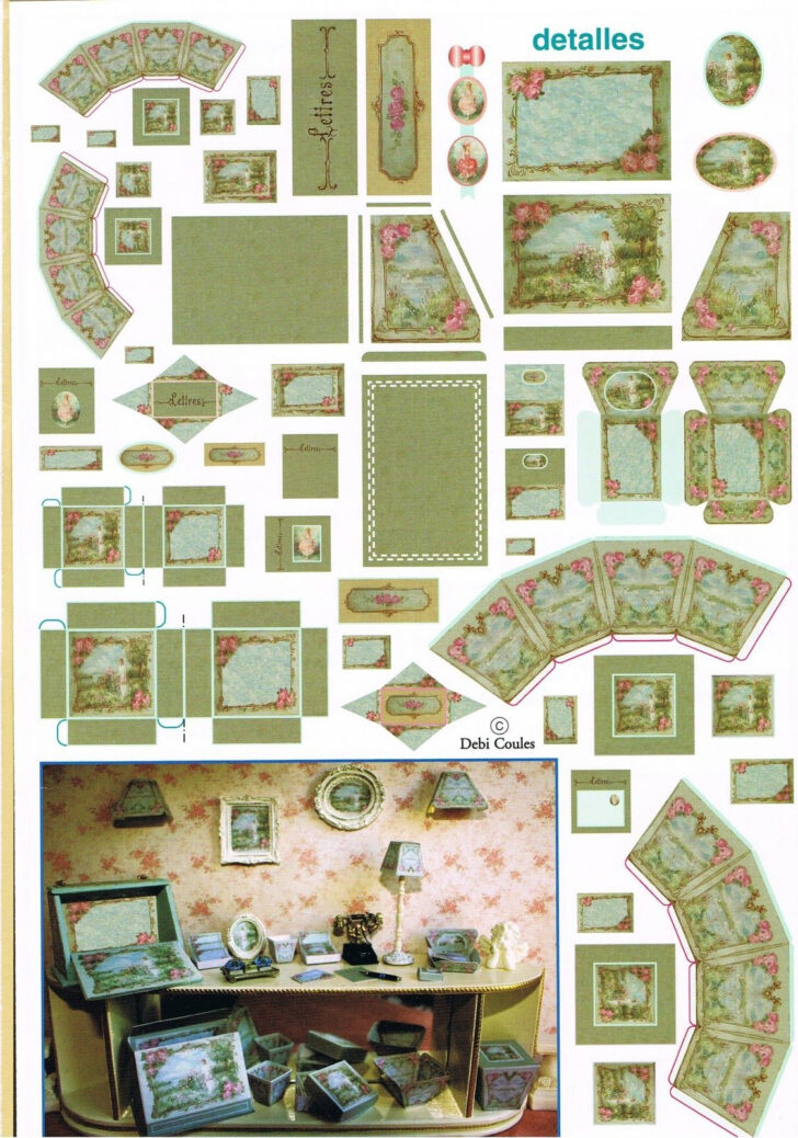 Free Printable Dollhouse Couch Pattern Print