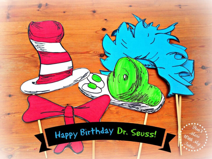 Dr. Seuss Photo Booth Free Printables