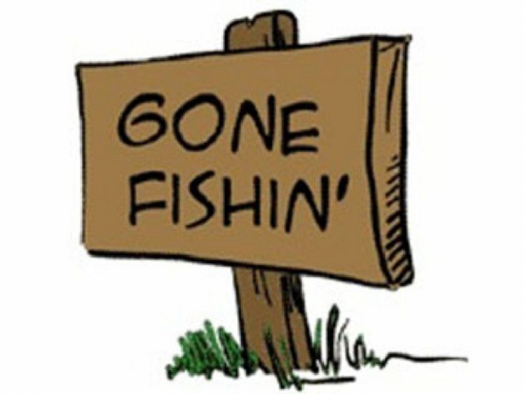 Free Printable Gone Fishing Sign Gerald Printable