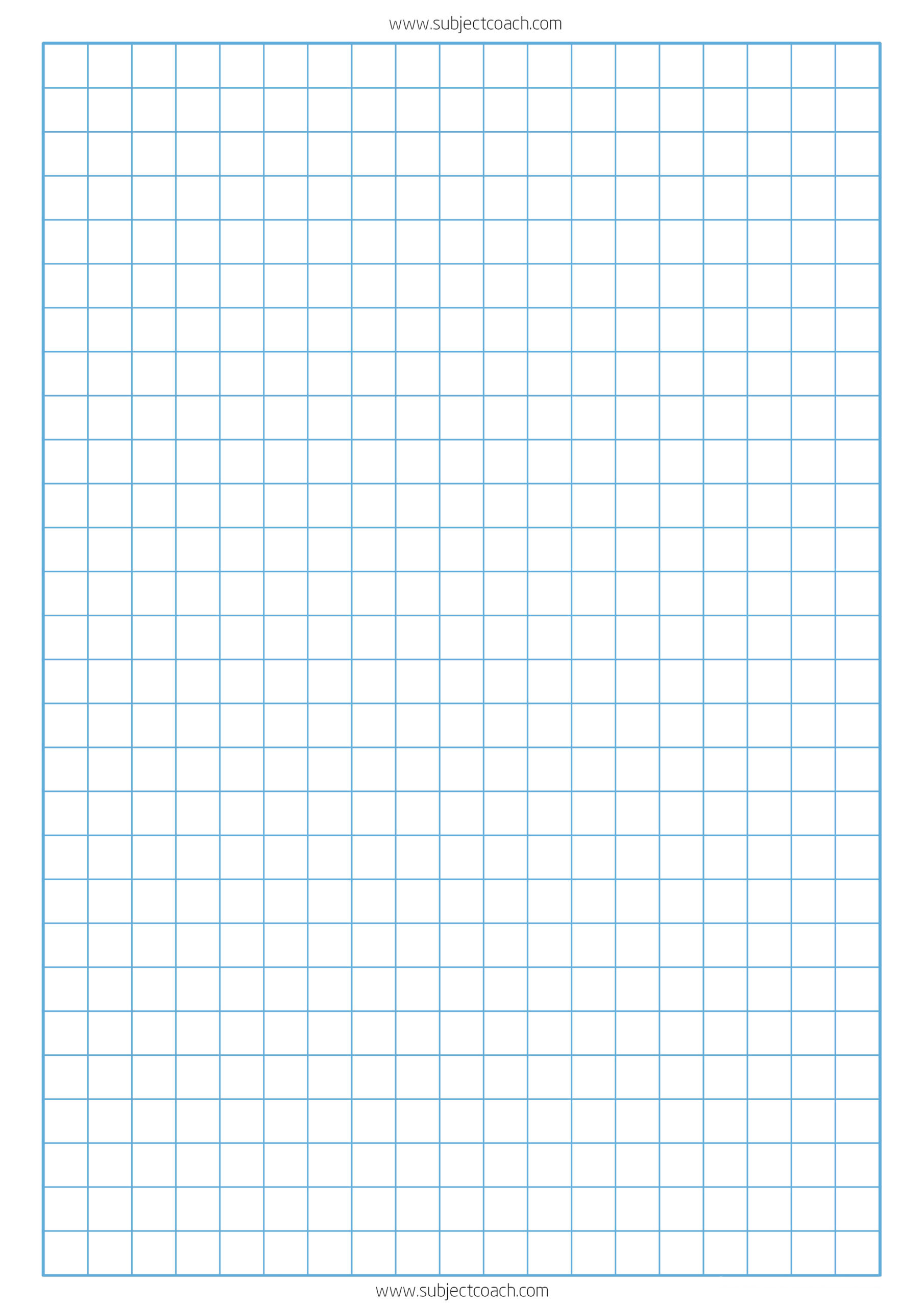 FREE Printable Graph Paper 1cm For A4 Paper SubjectCoach