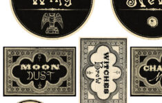 Free Printable Halloween Labels Potions The Graphics Fairy