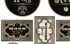 Free Printable Halloween Labels Potions The Graphics Fairy Throughout