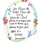 Free Printable Jeremiah 29 11 Scripture Art Frugal Focused