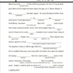 Free Printable Mad Libs For Middle School Students Free Printable