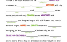 Free Printable Mad Libs For Middle School Students Free Printable