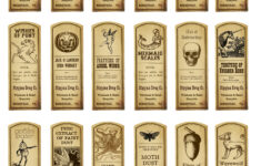 Free Printable Potion Labels Free Printable