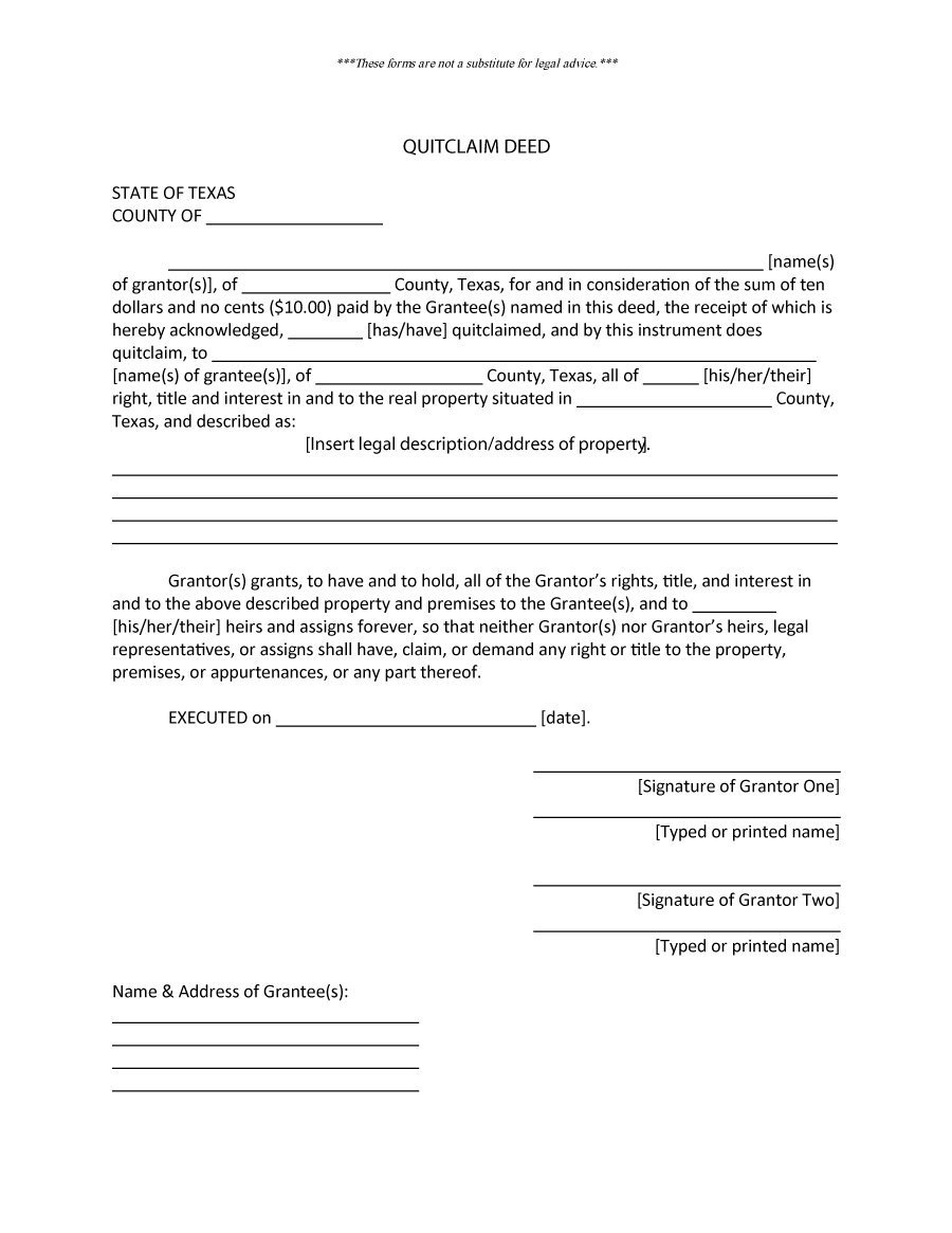 Free Printable Quit Claim Deed Washington State Form Gerald Printable Free Printable Quit Claim Deed Washington State Form Gerald Printable