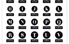Free Printable Ring Size Guide Mm And Uk Standard Womens Ring Size