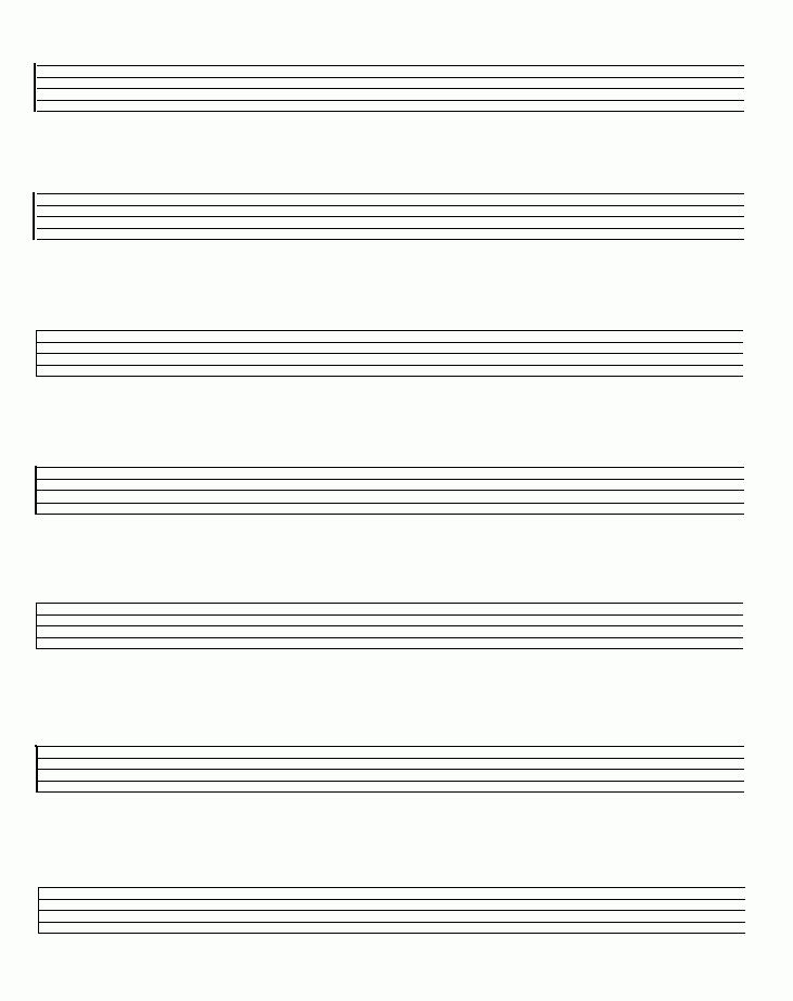 Free Printable Sheet Music