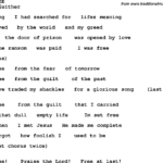 Free Printable Southern Gospel Song Lyrics Free Printable