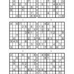 Free Printable Sudoku 6 Per Page Free Printable