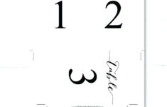 Free Printable Table Numbers 1 20 Free Printable
