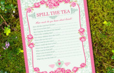 Free Printable Tea Party Games That Are Nerdy Roy Blog