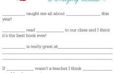 Free Printable Teacher Notes To Parents Free Printable