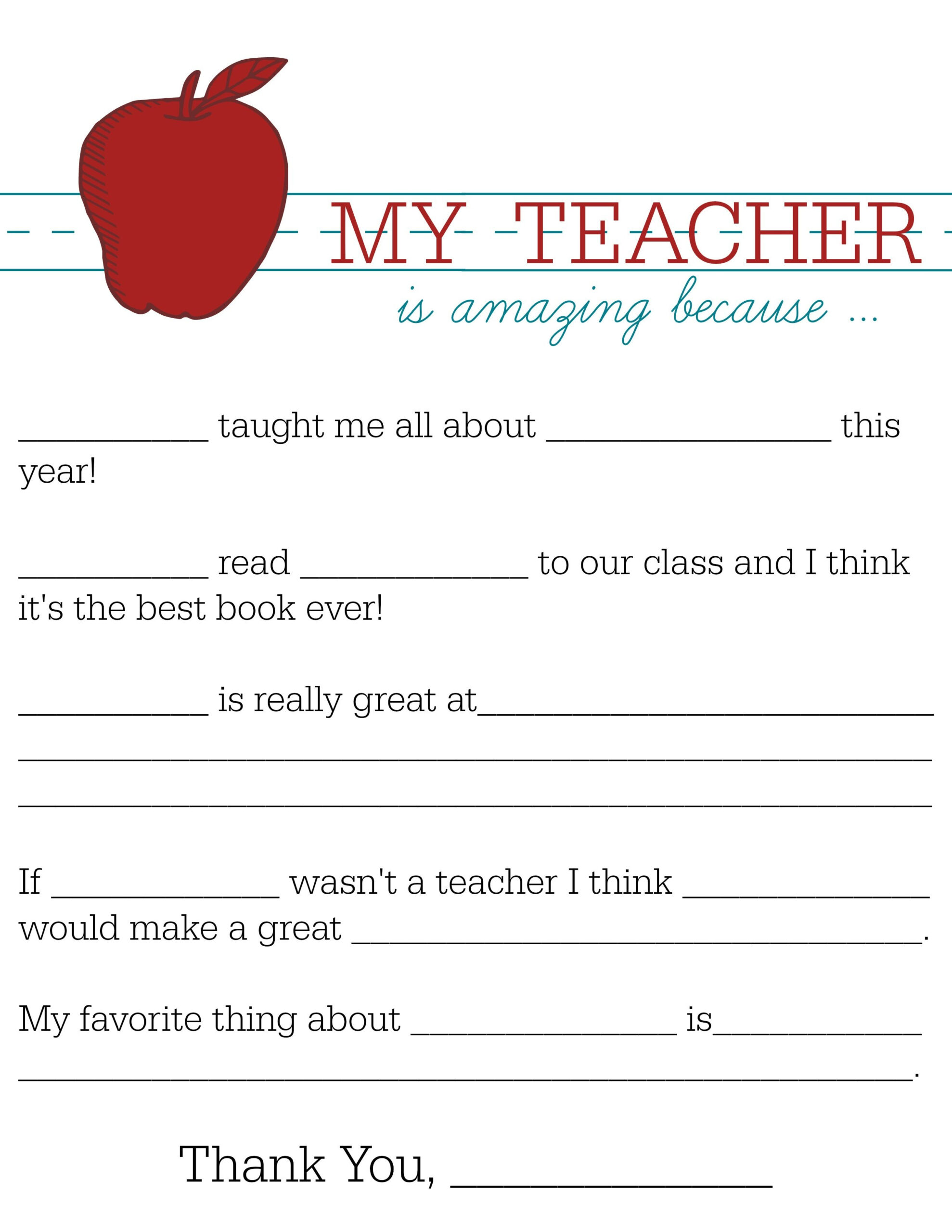 Free Printable Teacher Notes To Parents Free Printable