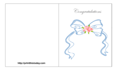 free printable wedding congratulations cards 1 Free Printable Wedding Congratulations Cards