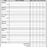 Free Printable Workout Log Template Free Printable