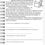 Free Printable Worksheets Reading Comprehension 5Th Grade Free Printable