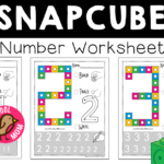 Free Snap Cube Number Mats Preschool Mom