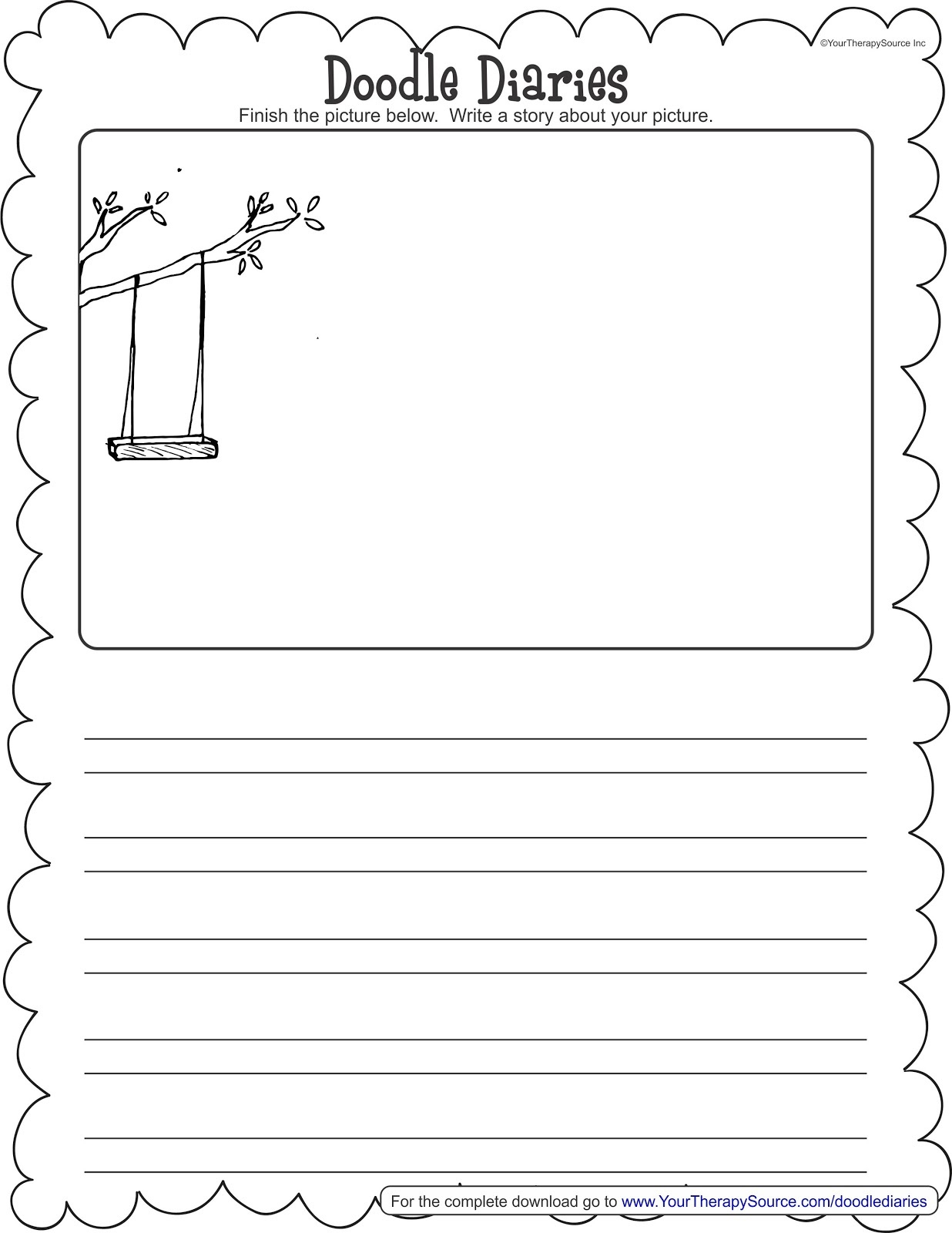 Free Squiggle Story Printable Free Printable