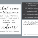 Graduation Advice Sign Cards Commencement Or Graduation