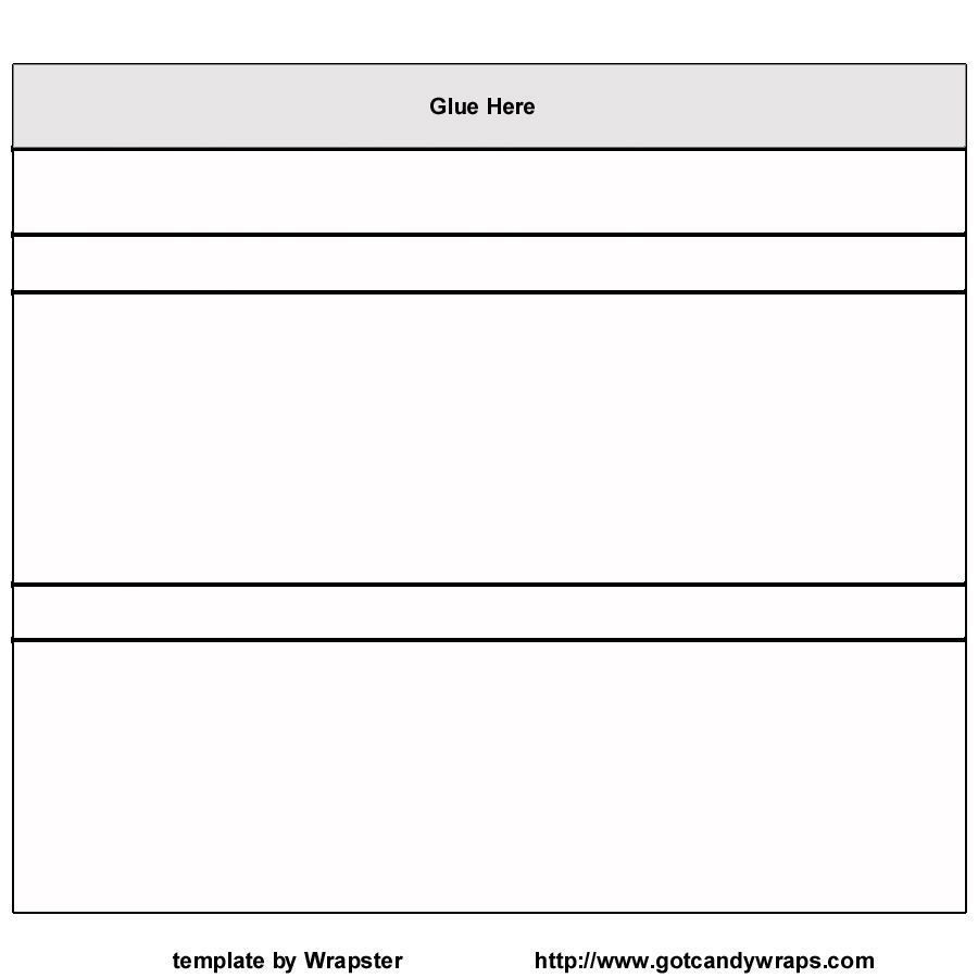 blank template for full size hershey bar wrapper free