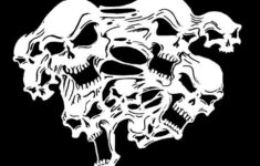 High Detail Airbrush Stencil Ghost Skulls 2 Free Uk Postage ebay Home