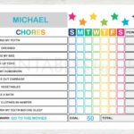 Kids Chore Chart Chore Chart For Kids Kids Chores Responsibility