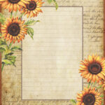 Lilac Lavender Light Enchanted Sunflower Sunflower Cards