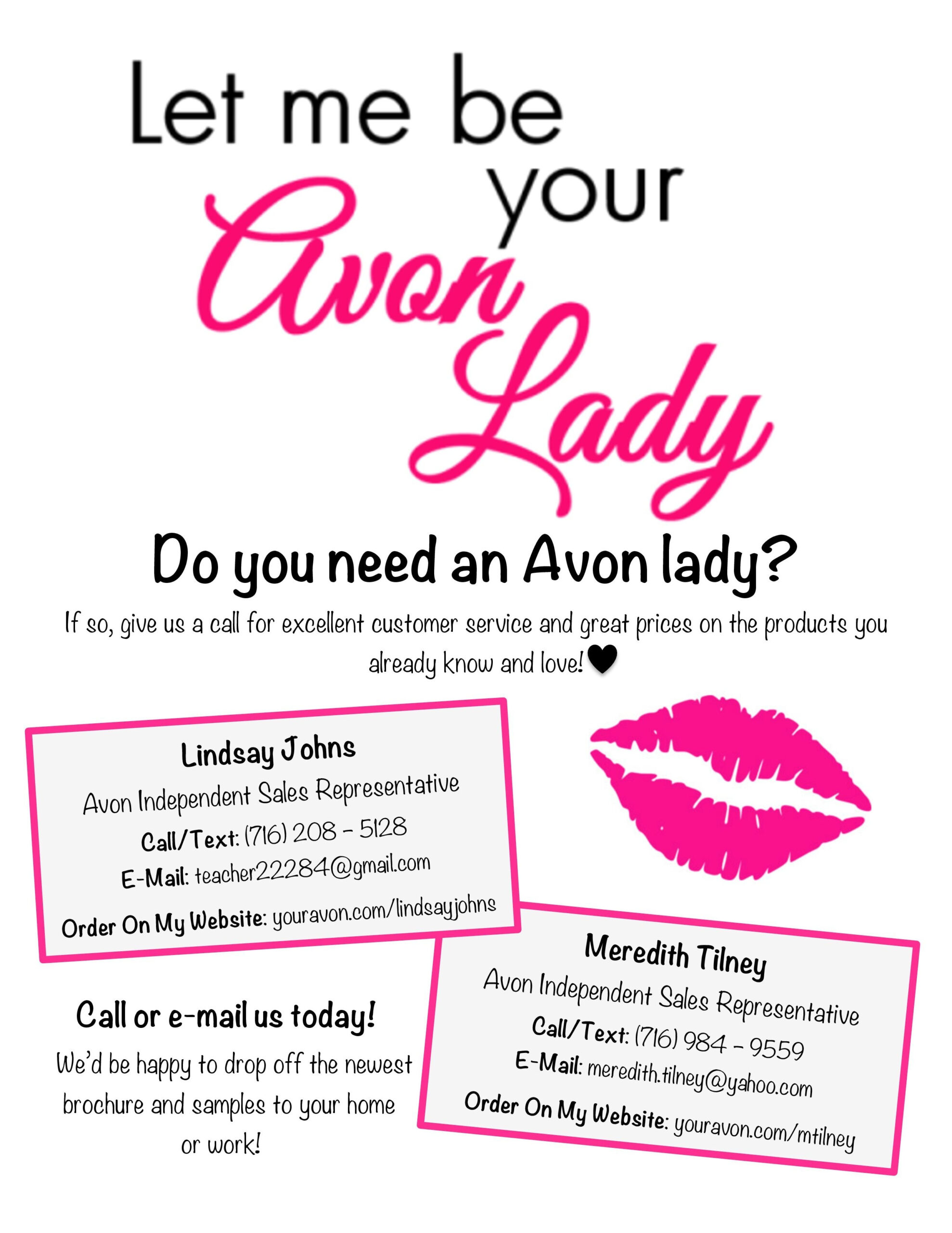 Looking For Custom Avon Flyers Hand Outs Etc E Mail Me At Free 